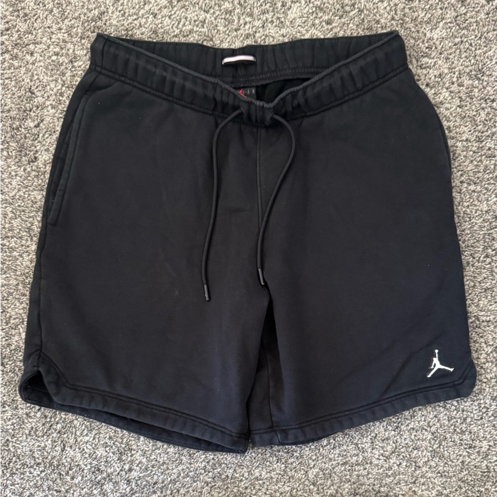 Jordan Black Athletic Shorts with Jumpman Logo